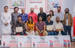 Pathao Brings Road Safety to Life with Cartoons at Drik Gallery
