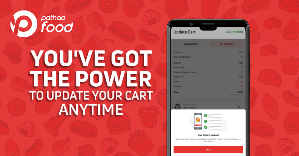 Update cart on Pathao Food