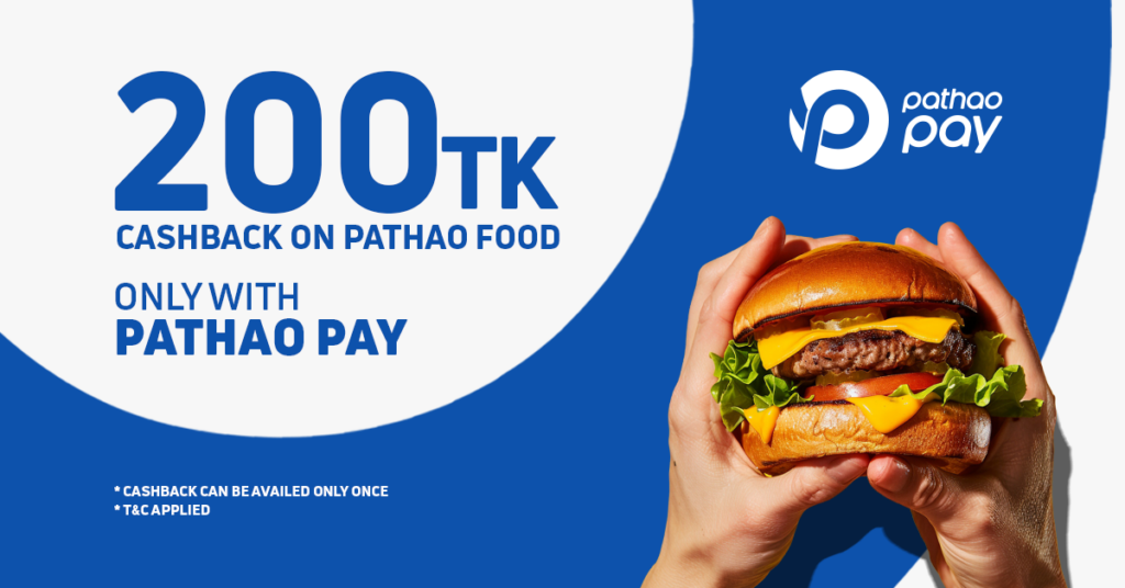 Cashback on Pathao Food using Pathao Pay