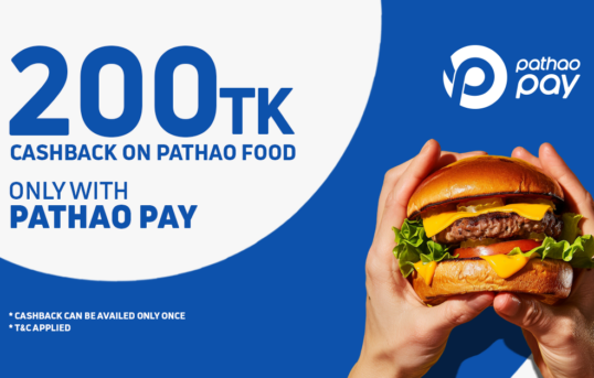 Cashback on Pathao Food using Pathao Pay