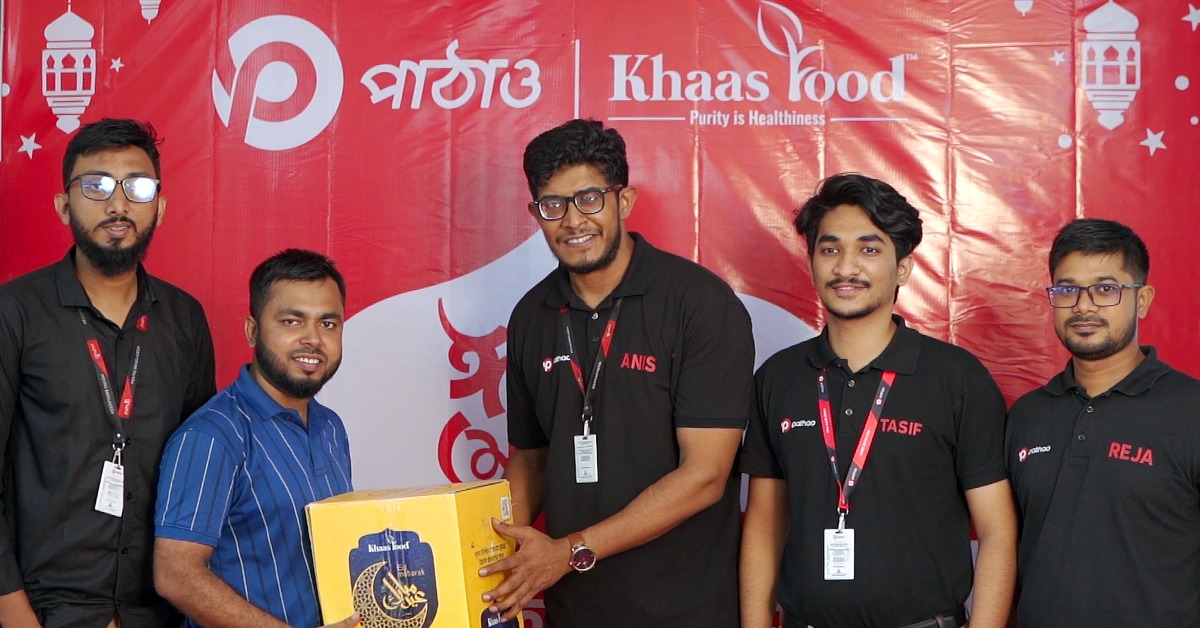 CTG and SYL Top Pathao Heroes Receive Eid Gifts from Pathao in Association with Khaas Food